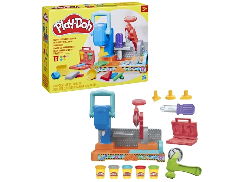 Play-Doh Stamp N Saw Tool Bench Playset | N - A | GameStuff