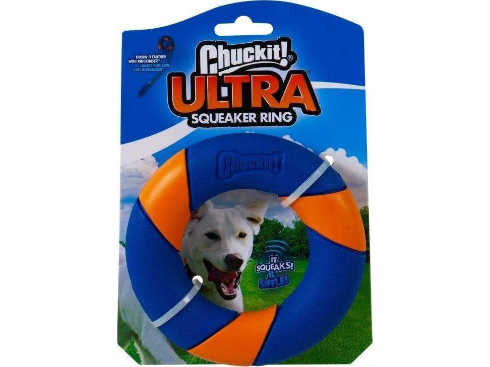 CHUCKIT Ultra Squeaker ring | Sällskapsdjur - Hund - Leksaker & Aktivering | GameStuff