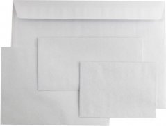 Umschläge C5 Weiß 80 G Mit Aufgenähter Borte 162X229 Mm, Packung 1000 Stk.
