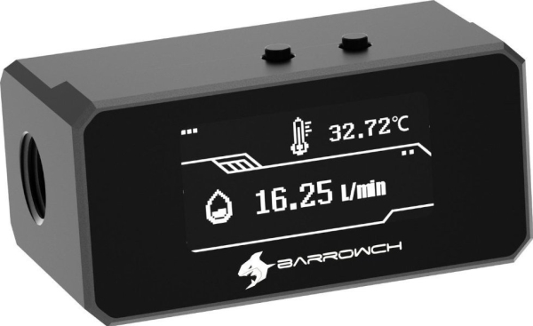 Barrow Flow Meter Oled - Juodas