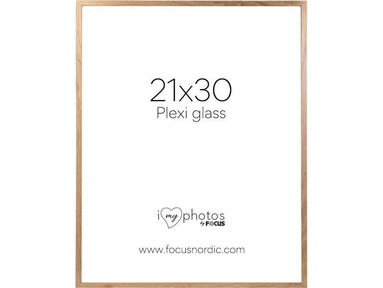 Focus Ramme Soul Oak Veneer Akrylglass 21x30 Cm
