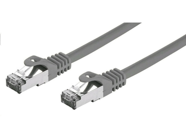 C-Tech Patchkabel Cat7, S/Ftp, Grau, 3 M