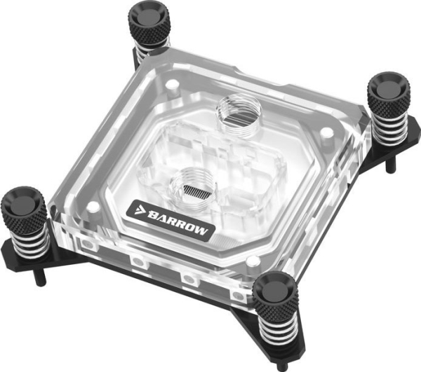 Barrow Intel CPU Waterblock RGB, akryl - svart | Datorkomponenter - Vattenkylning | GameStuff