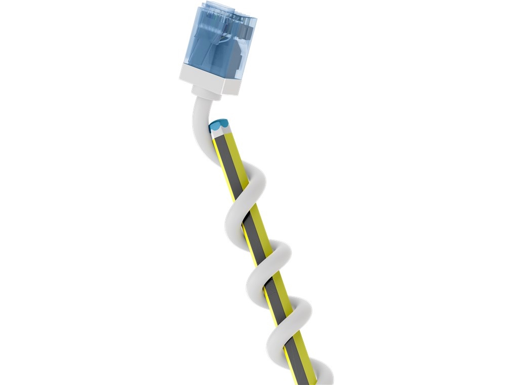 Goobay 74288, 3 M, Cat6a, U/Utp (Utp), Rj-45, Rj-45, Hvid