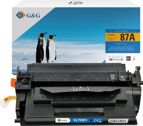 Toner G&Amp G Sort Zamiennik 87A (Nt-Ph287c)