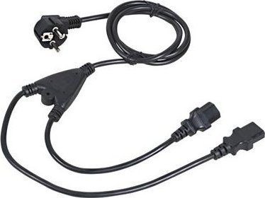 C-Tech Maitinimo Kabelis 220/230V Maitinimo Šaltinis, 1,8M, Y Šakė, Vde