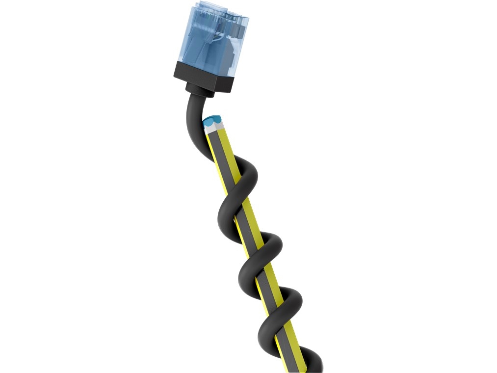 Goobay 74242, 15 M, Cat6a, U/Utp (Utp), Rj-45, Rj-45, Schwarz