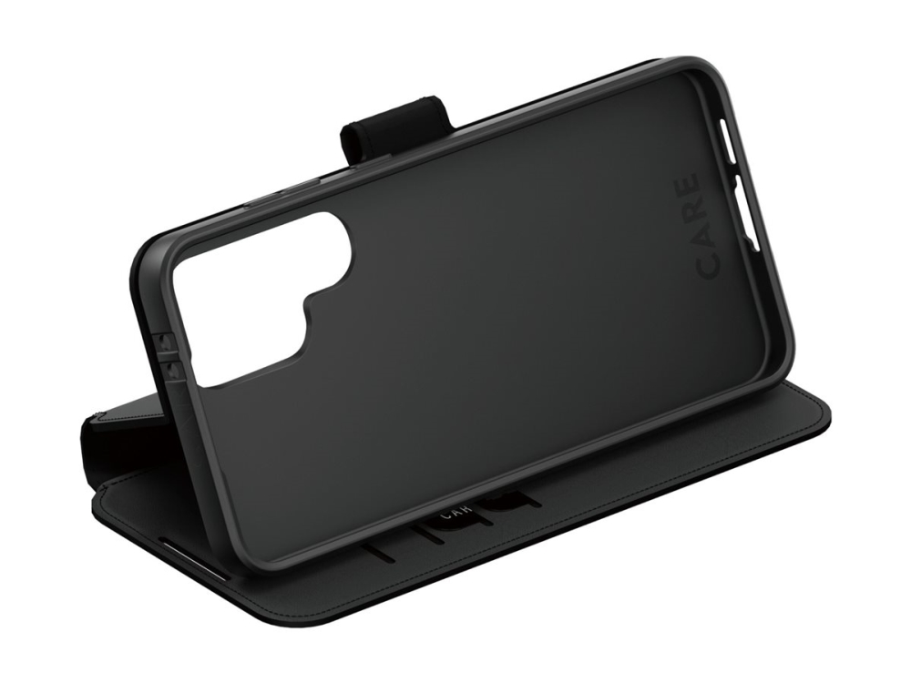 Panzerglass Care By Wallet Case M. Kickstand Samsung Galaxy S25 Ultra, Cover, Samsung, Samsung - Galaxy S25 Ultra, Schwarz