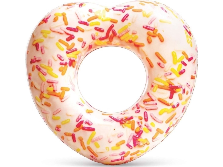 Intex Puhallettava uintiympyrä, donitsisydän, Intex, 94x89x25 cm