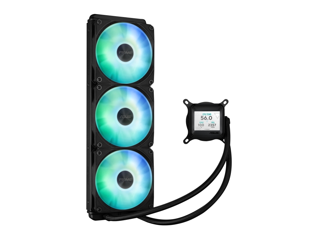 Asus Prime Lc 360 Argb Kylsystem Med Vatska Till Processorn Elementstorlek: 360 Mm För: Am4 Am5 Lga1700 Lga1200 Lga115x Socket Lga1851