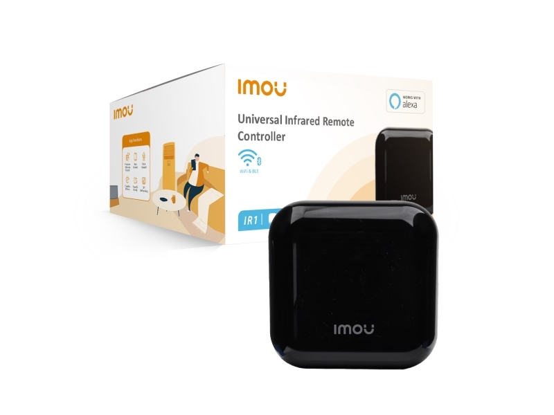 Imou Ir1, Universel, Ir/Wifi/Bluetooth, Stemme, Genopladelig, Sort