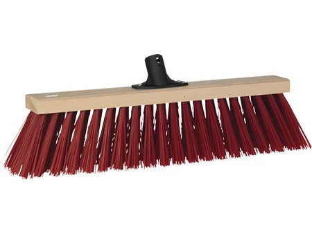 Vikan Straßenbürste Mit Gewinde Für Stiel, 530 Mm, Medium, Holz. Straßenbürste Mit Pvc-Bürsten. Entfernt Effektiv Schmutz Und Schnee. Wird Mit Steckd