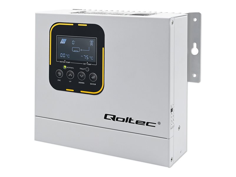 Qoltec Solcelleinverter Til Vandopvarmning Eco Solar Boost | Mppt | Bypass | Lcd | 4kw