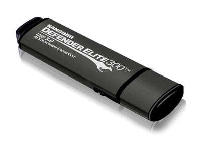 Kanguru Encrypted Defender Elite300 - Usb Flashdrive - Krypteret - Fips 140-2 Level 2 - 512 Gb - Usb 3.2 Gen 1 - Sort - Taa-Kompatibel