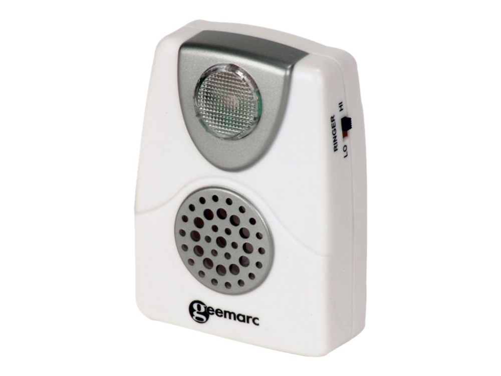 Geemarc CL11 - Visuell telefonringarlampa/ringarförstärkare för telefon - vit | Foto och video - Foto- & videotillbehör - Monteringsutrustning | GameStuff