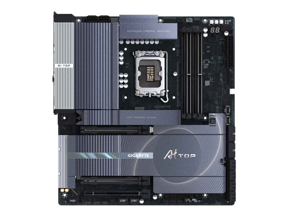 Gigabyte Z890 Ai Top Moderkort Atx Lga1851 Uttag Z890 Chipuppsattning Usb4 Usb 3.2 Gen 2 Usb 3.2 Gen 1 Usb C 3.2 Gen 2x2 2 X 2.5 Gigab