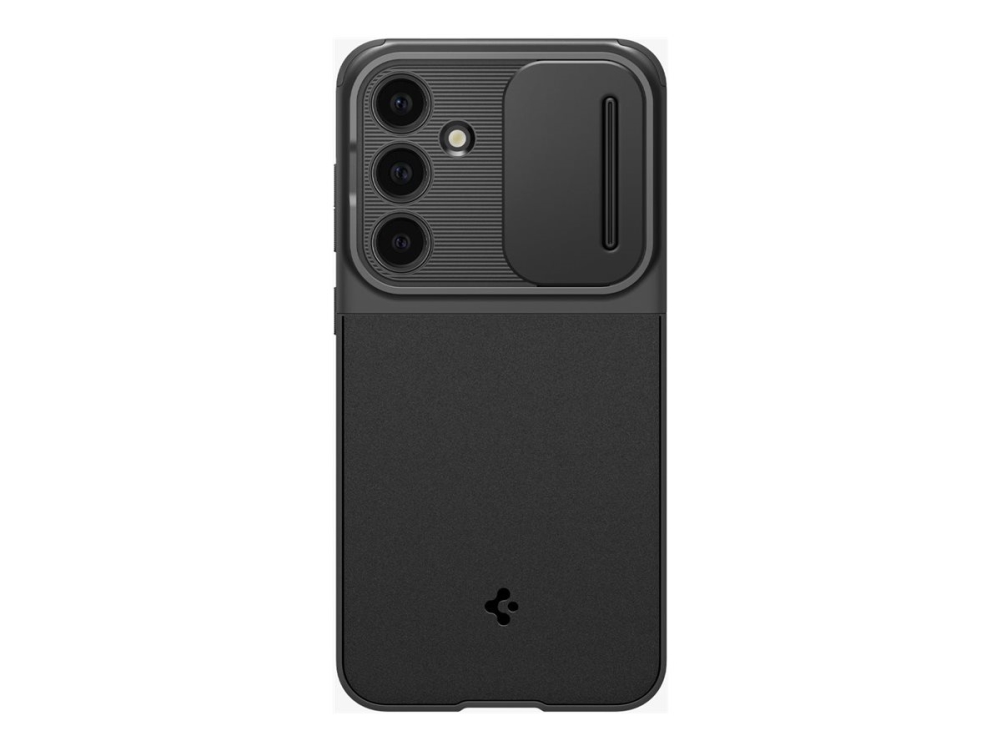 Spigen Optik Armor Baksidesskydd För Mobiltelefon Polykarbonat Termoplastisk Polyuretan Tpu Svart För Samsung Galaxy S24 Fe