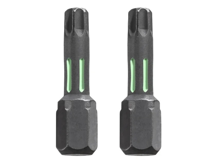 kwb 122215, 2 stk, Torx, T15, Stål, 25 mm, 25,4 / 4 mm (1 / 4)