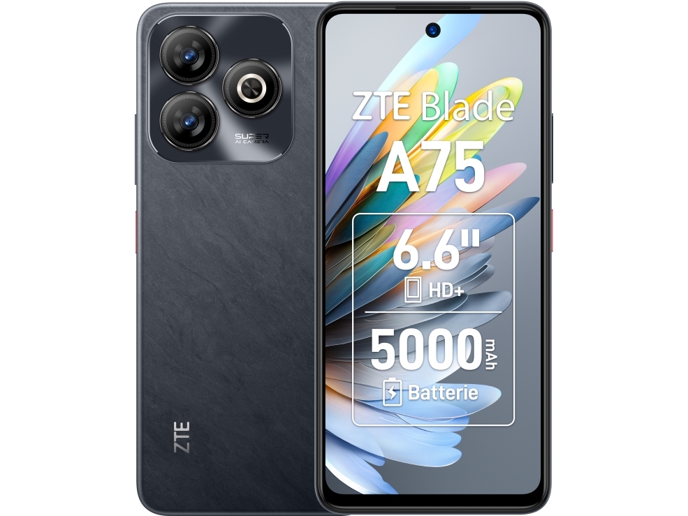 Smartphone Zte Blade A75 4gb/128gb Basalt Black