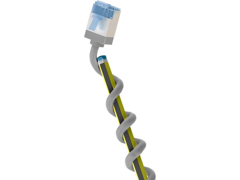 Goobay 74313, 15 M, Cat6a, U/Ftp (Stp), Rj-45, Rj-45, Weiß