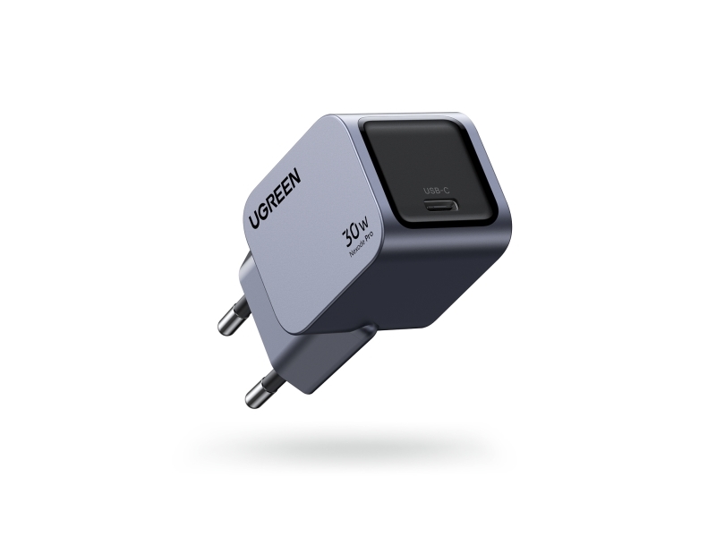 Nexode Pro 45w Dual Usb-C Gan Fast Charger - Black