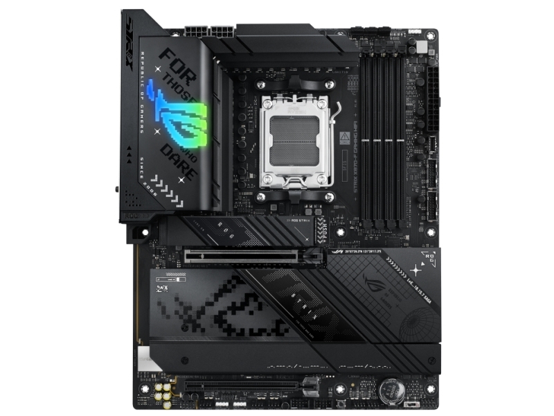 Asus Rog Strix X870 F Gaming Wifi Amd Am5 Sockel Amd Ryzen 7000 Series Amd Ryzen 8000 Series Amd Ryzen 9000 Series Ddr5 Sdram 192 Gb Dimm