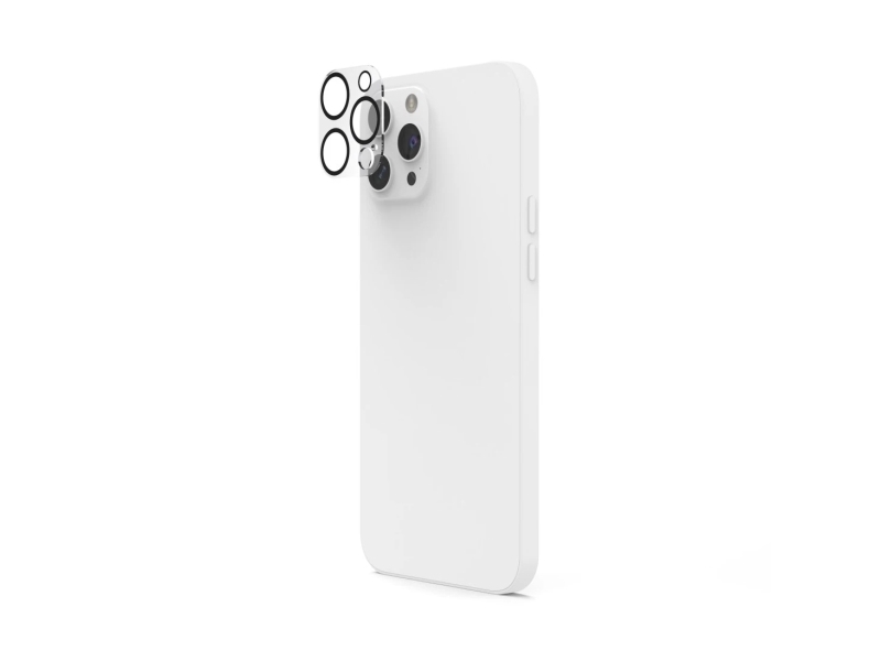 Hama Cam Protect, Apple, iPhone 16 Pro / 16 Pro Max, Slagbestandig, Stødsikker, Ridseresistent, Transparent, 1 stk