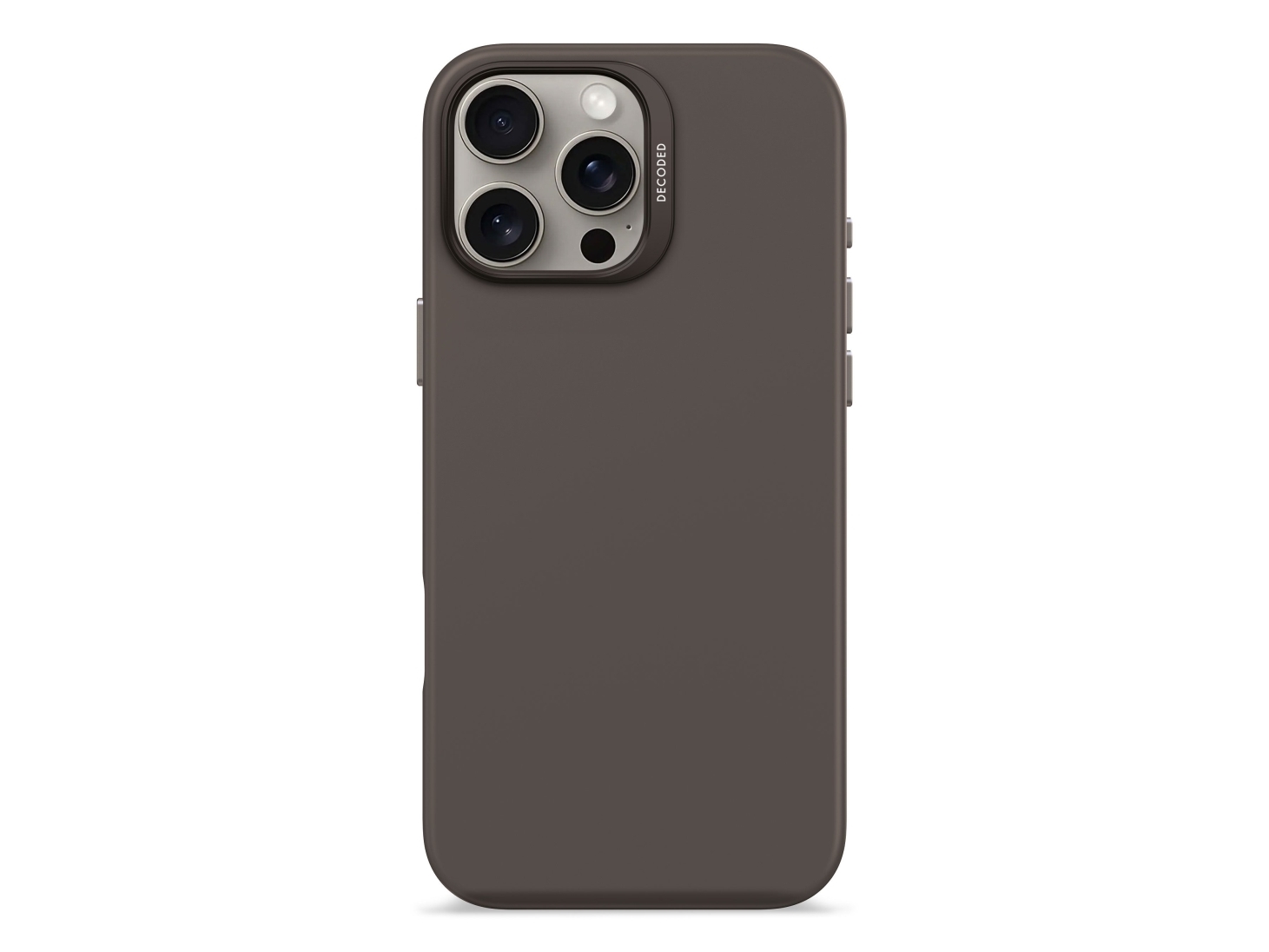 Decoded Silicone Case, Cover, Apple, Iphone 16 Pro Max, 17,5 Cm (6.9"), Sort