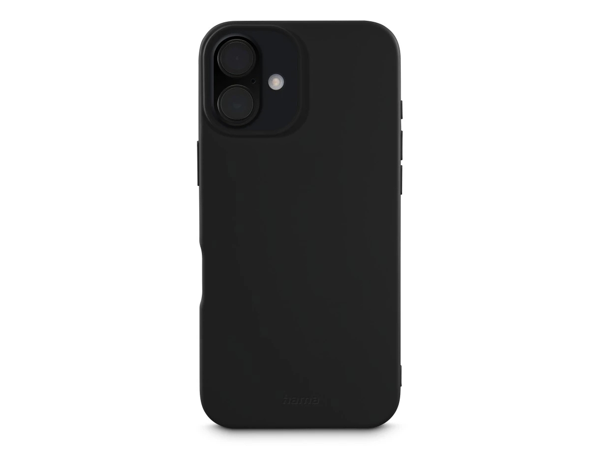 Hama Fantastic Feel, Cover, Apple, Iphone 16, 15,5 Cm (6.1"), Sort