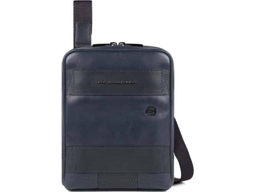 Piquadro, Obidos, Ristilaukku, sininen, 17 x 22 x 5.00 cm