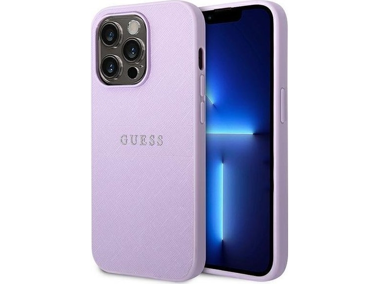 Guess Guhcp14xpsasbpu Iphone 14 Pro Max 6,7" Fioletowy/Purple Saffiano Strap