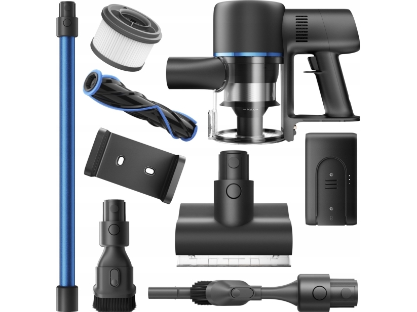 MOVA Vacuum cleaner S4 Cordless operating Handstick 425 W Operating time (max) 90 min Black