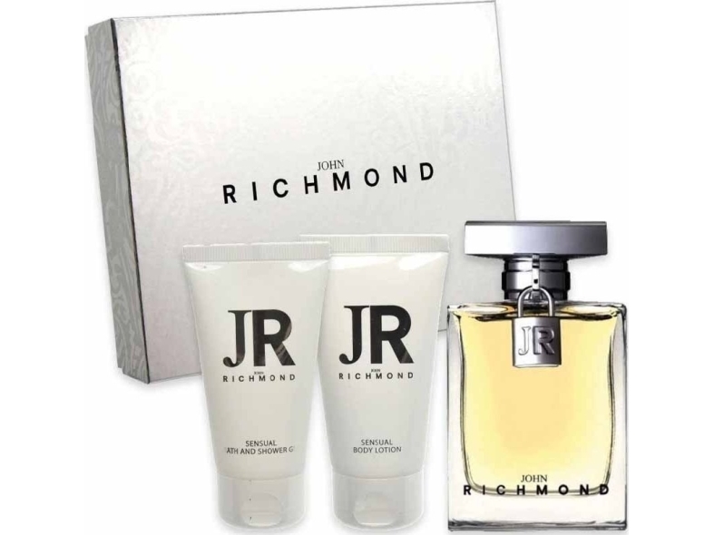 John Richmond Set: Body Lotion 50 Ml + Cleansing Shower Gel 50 Ml + Eau De Parfum 100 Ml