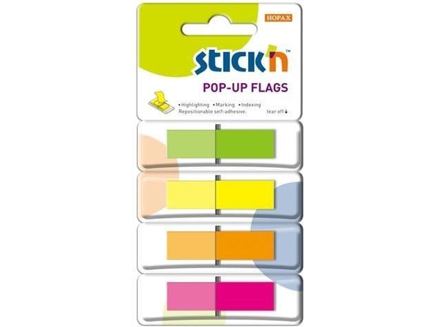 Popup Tabs 4X40stück 45X12mm Neon