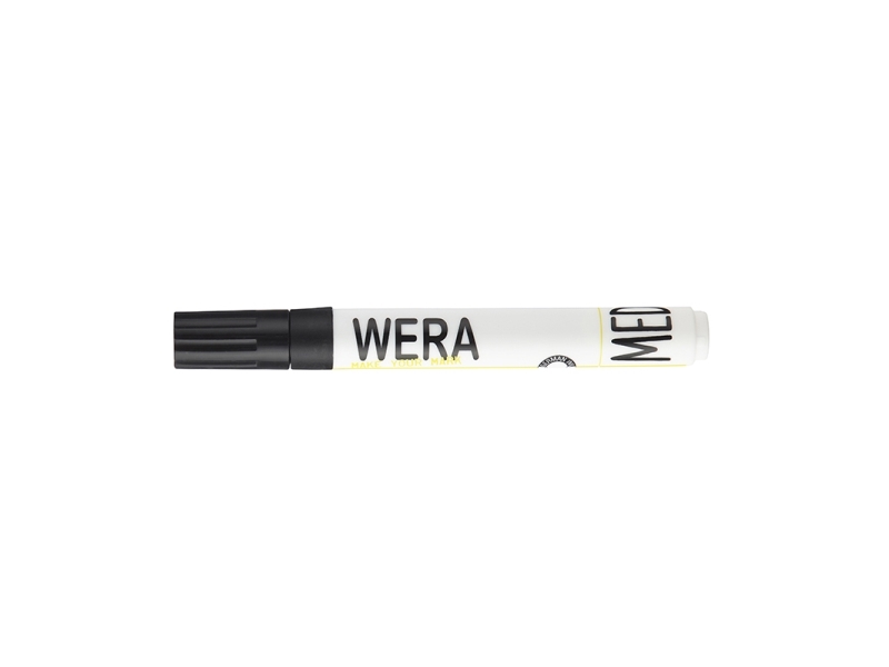 Wera Whiteboardmarker 1-3mm Sort - (12 stk.) | Skrivredskap - Märkpennor - Whiteboard pennor | GameStuff