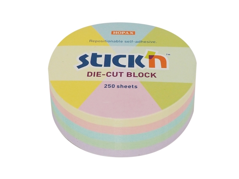 Stick'n Notes Farbig | 67X67 Mm | Mix 5 Pastellfarben | 250 Blatt | Stick"N 21829