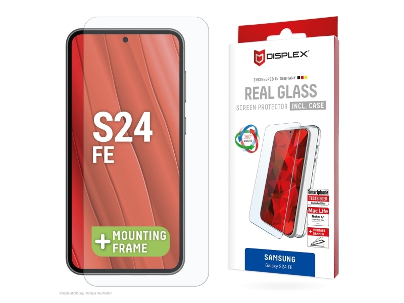 Displex 02052 Samsung Galaxy S24 Fe Smutsavvisande Stötsaker Reptålig Transparent 1 St