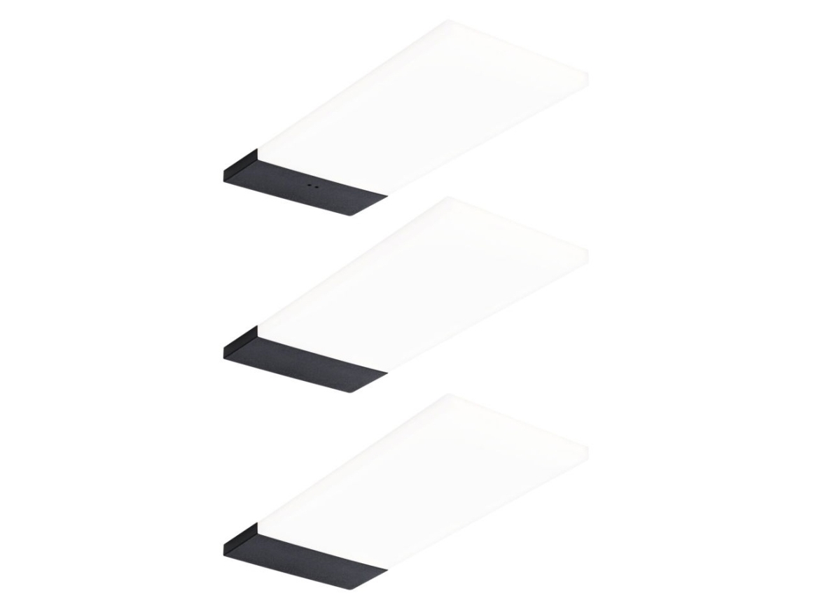 Paulmann 92124, Kabinet, Sort, Plast, Ip20, Ii, 3 Pære(R )