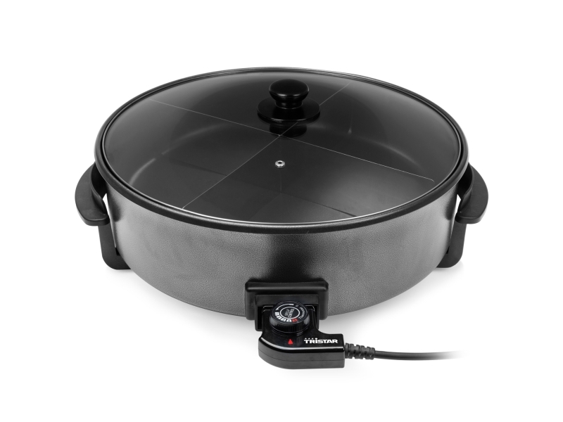 Tristar Pz-9145, Rund, Sort, Metal, 7,5 L, Aftageligt Låg, 1 M