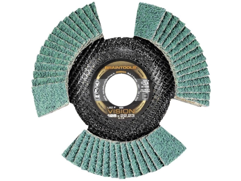 Rhodius 207077 Lamelslibeskive LSZ F VISION Diameter 125 mm Diameter indv. 22,23 mm N/A 1 stk | Elverktyg - Tillbehör - Tillbehör till Slipmaskin | GameStuff