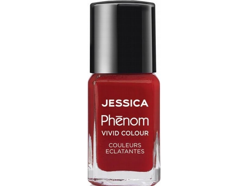 Jessica Jessica, Phenom Vivid Colour, Neglelak, Phen-021, Jessica Red, 14 Ml Til Kvinder