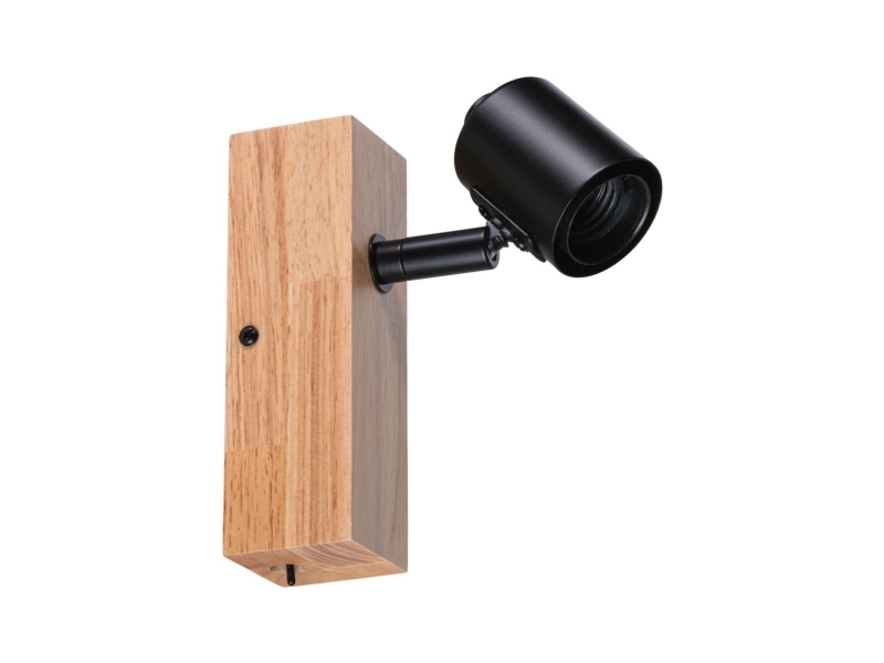 Paulmann Arvid, Indbygget lysplade, E27, 1 pære(r ), 230 V, Sort