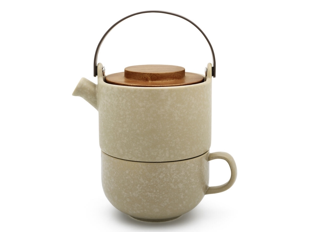 Bredemeijer Umea, Enklel tekanna, 500 ml, Grå, Stengods, Infuser-filter, Rostfritt stål | Catering - Servis - Termos, kannor & vattenkylare | GameStuff