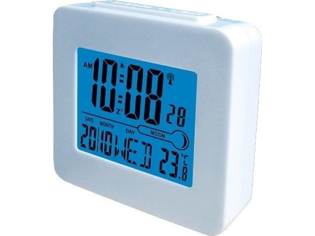 Denver Rec-34 Hvidt Digitalt Vækkeur Hvid