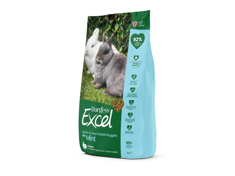 Burgess Excel Rabbit Junior & Dwarf 3 kg