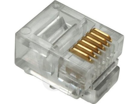 Solarix Connector Rj12 Cat3 Utp 6P6c Uskærmet Til Kabel
