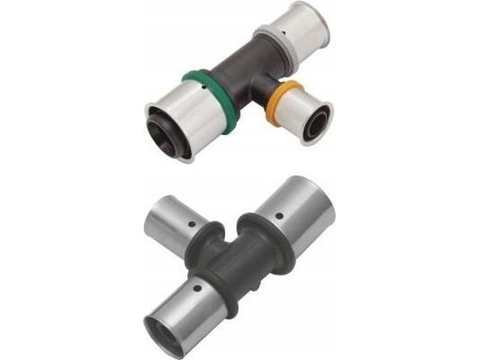 PPSU Press T-stykke - 25/20/25KAN-THERM