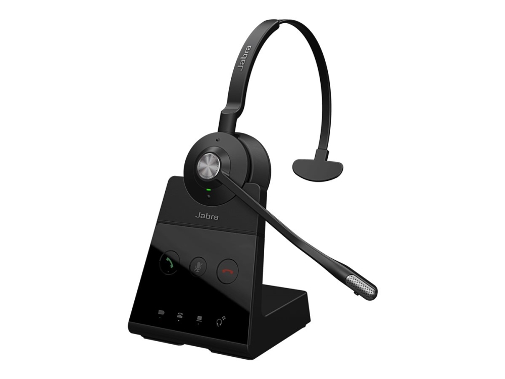 Jabra Engage 65 Se Mono Headset På Øret Dect Trådløs Uc Certificeret Zoom Certified Google Meet Certified Amazon Chime Certified Works