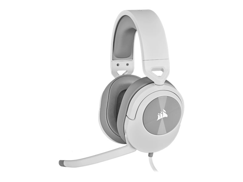 Corsair Hs55 Stereo, Kabelgebunden, Gaming, 20 - 20000 Hz, 284 G, Kopfhörer, Weiß