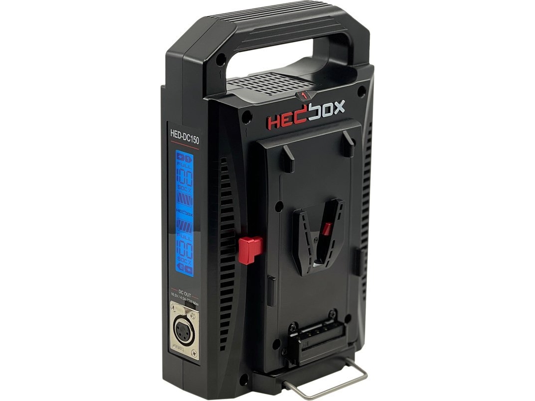 HEDBOX HED-DC150V - 2-ch Digital LCD Simultaneous Battery Charger with Power Bank Function
